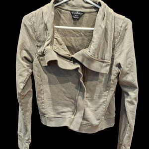 Light olive/sage green zip up Size XS.